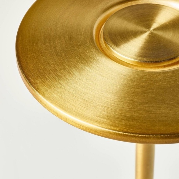 Hearth & Hand with Magnolia Wireless LED Tabletop Lamp Rechargeable Gold NWT - Picture 7 of 10